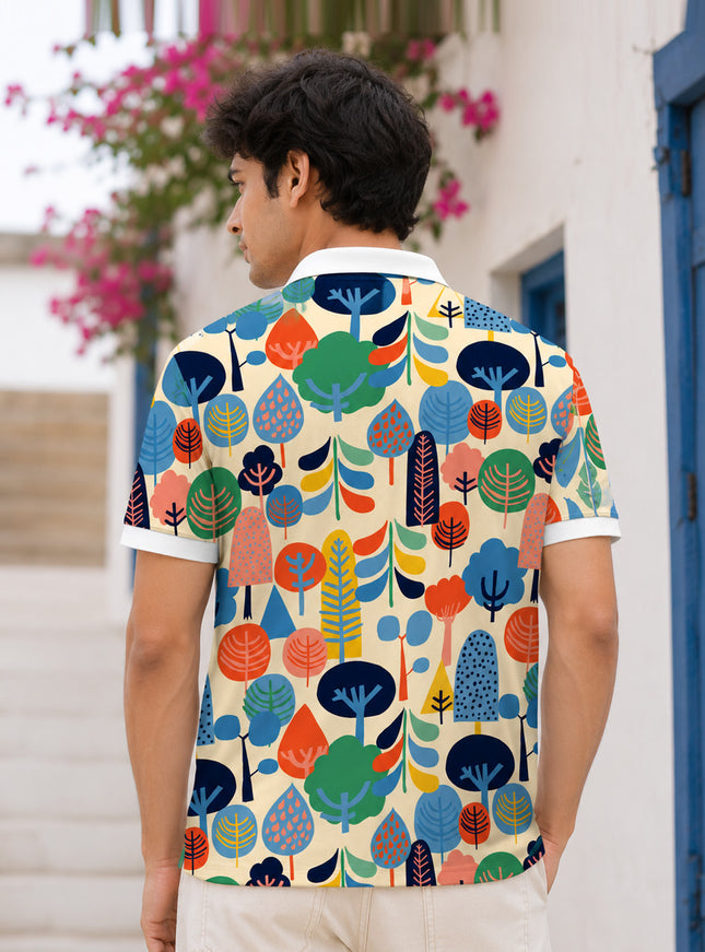 Sara Brezzi Printed Polo #PP107