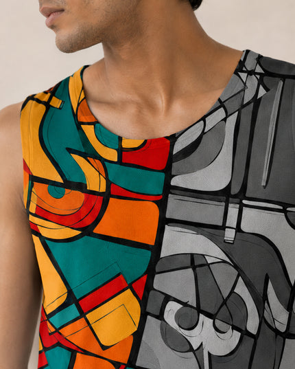 Colourful Abstract Sando #122