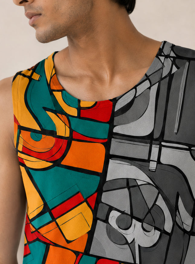 Colourful Abstract Sando #122