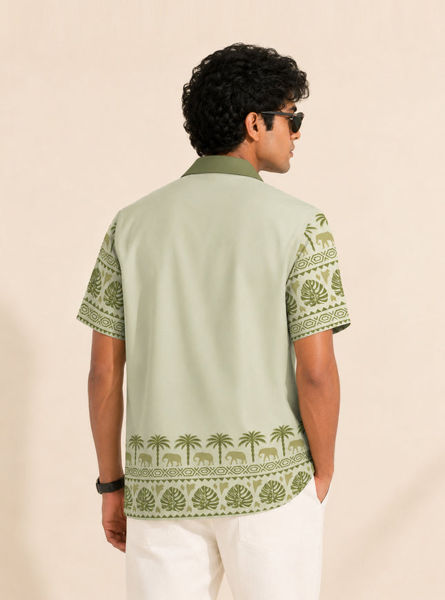 Elephant Tribal Print Shirt