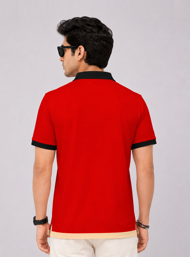 The Justice Printed Polo T-Shirt  #PP133