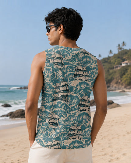 Sea Ship Printed Sando #109