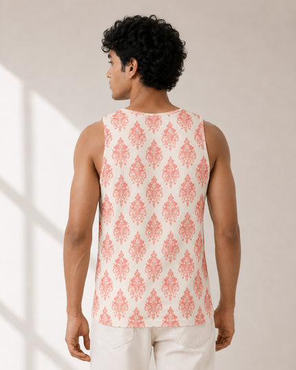 Classic Pattern Printed Sando #123