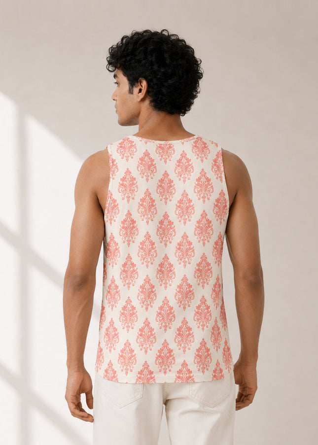 Classic Pattern Printed Sando #123