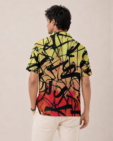Abstract Art Printed Shirt