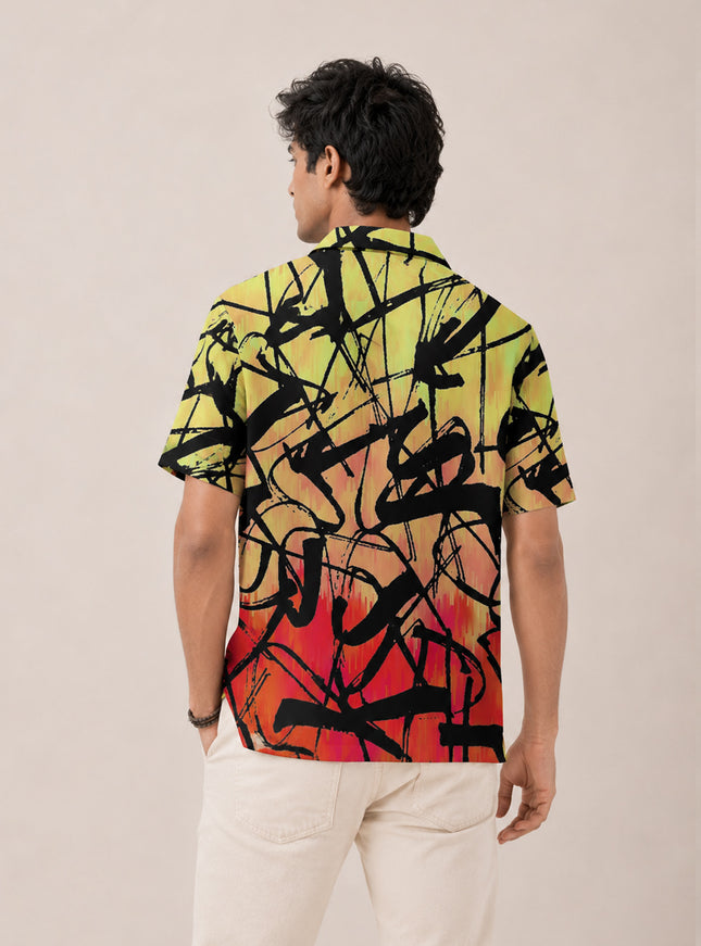 Abstract Art Printed Shirt