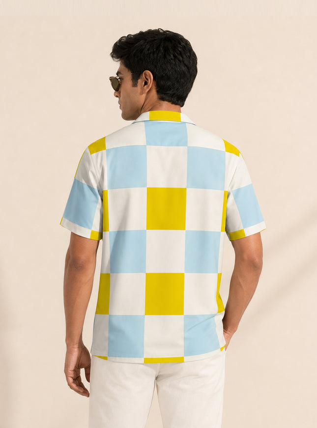 Checkboard Printed Shirt