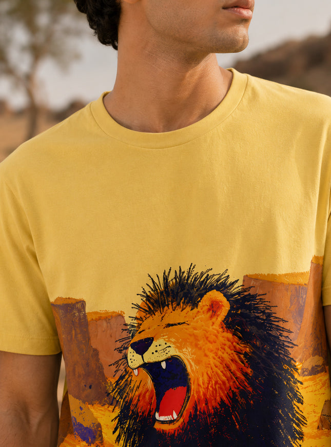 Lion Art Printed T-Shirt #PT144