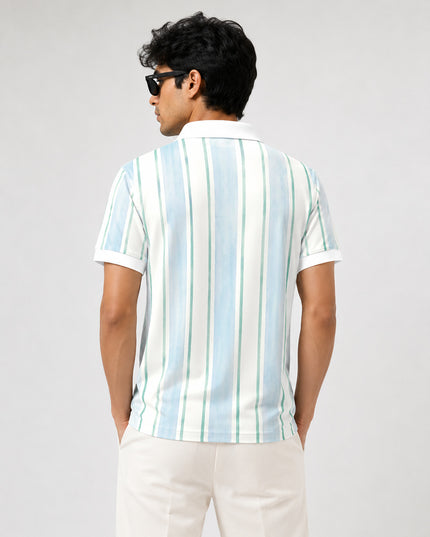 Trout Trio Art Printed Polo T-Shirt #PP176