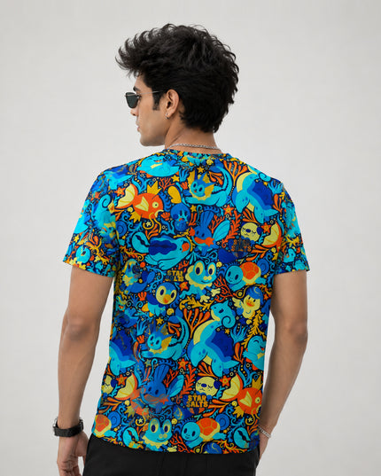 Crashing Waves Printed Tees #PT115
