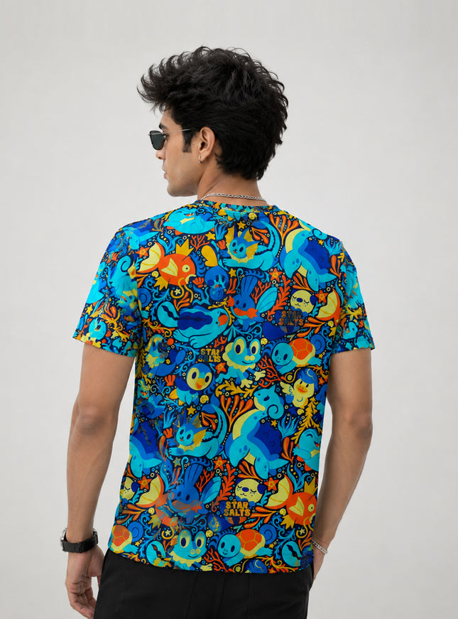 Crashing Waves Printed Tees #PT115