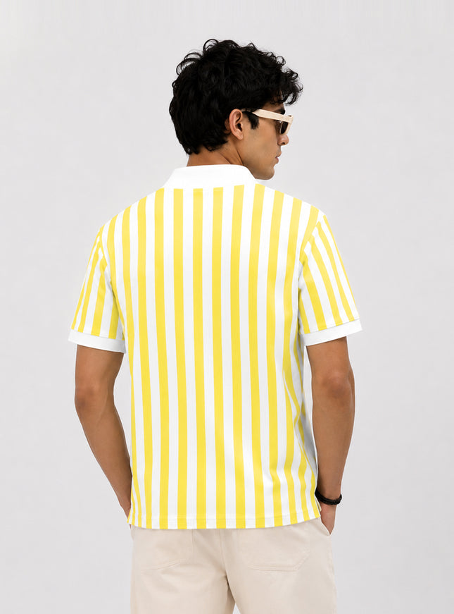 Skating Bear Printed Polo T-Shirt #PP179