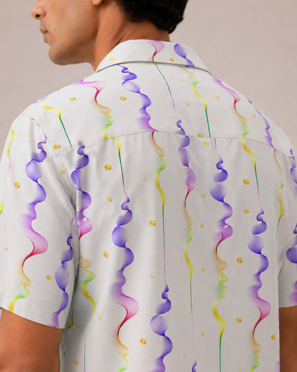 Colourful Drip Printed Shirt
