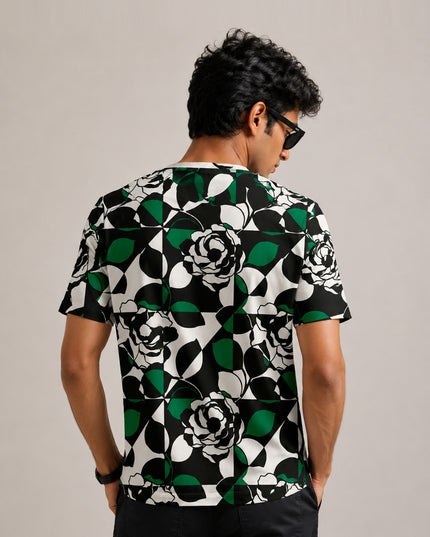 Imperial Rose Printed Tees #PT116