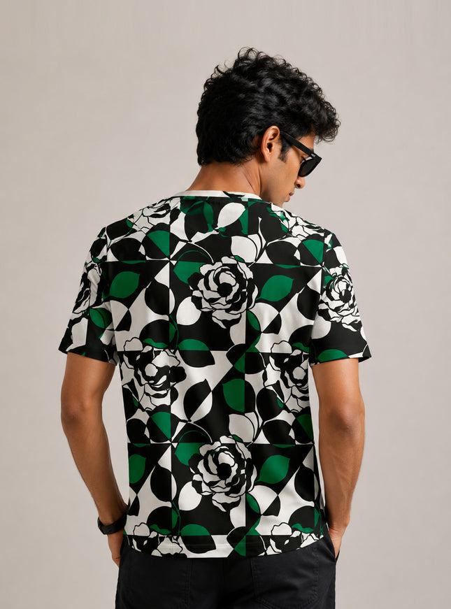 Imperial Rose Printed Tees #PT116