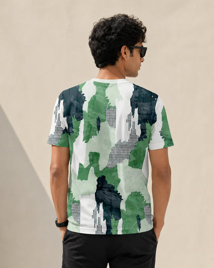 Halftone Print T-Shirt #PT128