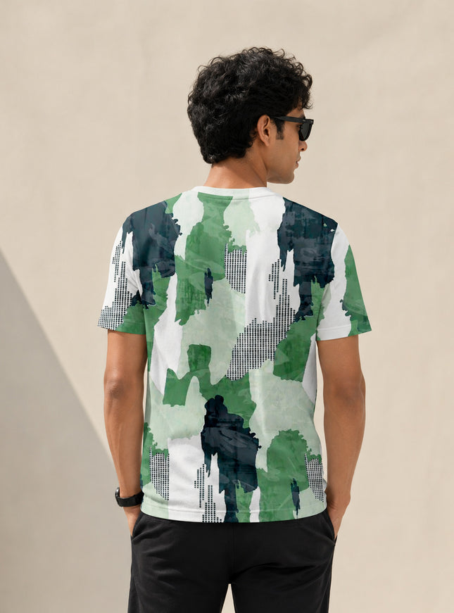 Halftone Print T-Shirt #PT128