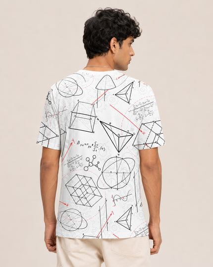 Arithmetic Print T-Shirt #PT125
