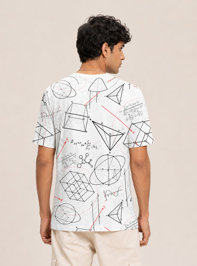 Arithmetic Print T-Shirt #PT125