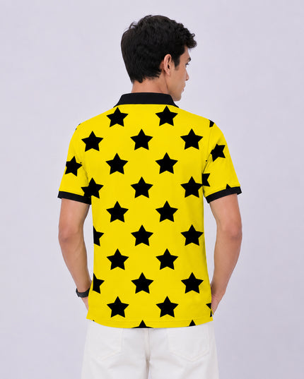 Great Stars Printed Polo Tee  #PP145