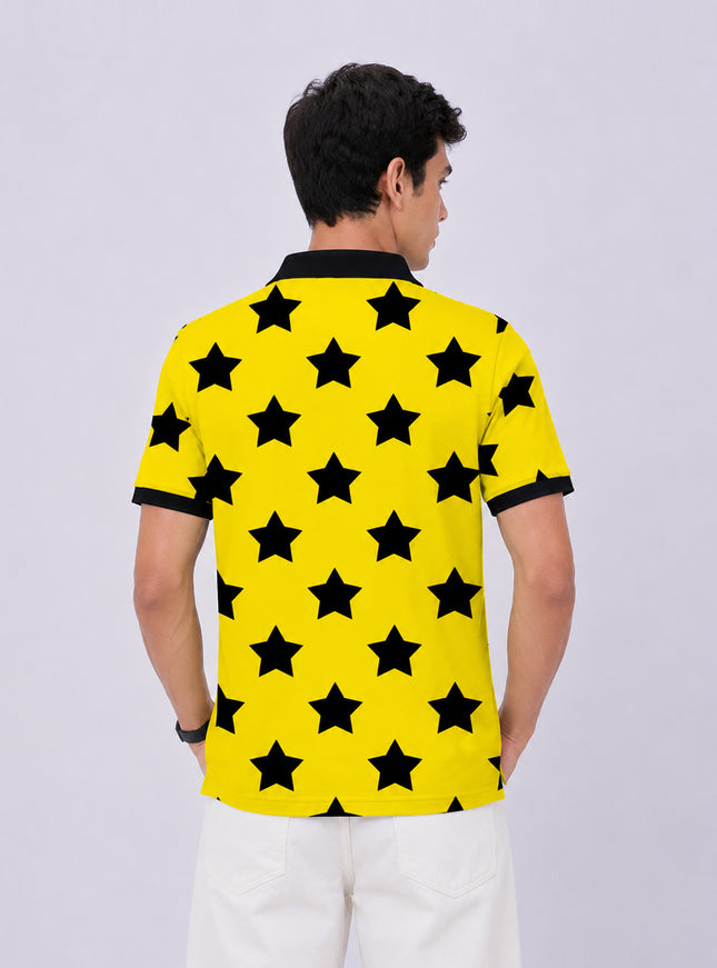 Great Stars Printed Polo Tee  #PP145