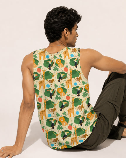 Animal Love Printed Sando #131