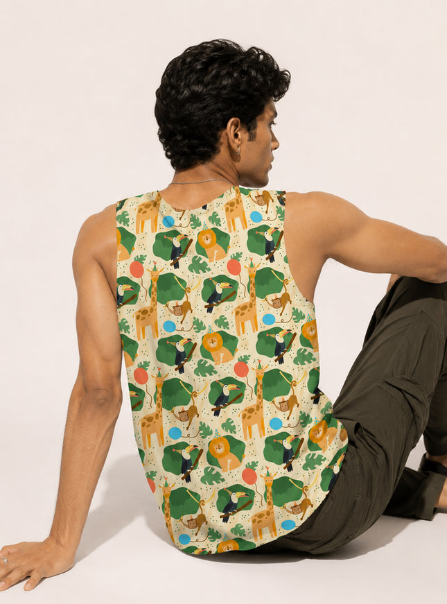 Animal Love Printed Sando #131