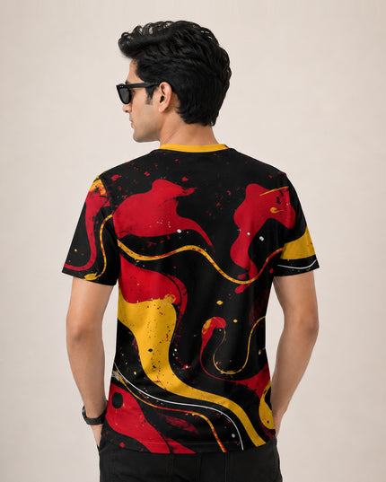 Magma Fluid Printed T-Shirt #PT178