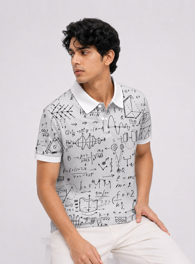 Geometrical Art Polo T-Shirt  #PP127