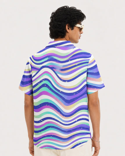 Multicolor Wave Printed Shirt
