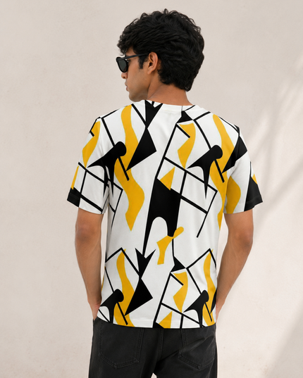 Abstract Art Printed T-Shirt #162