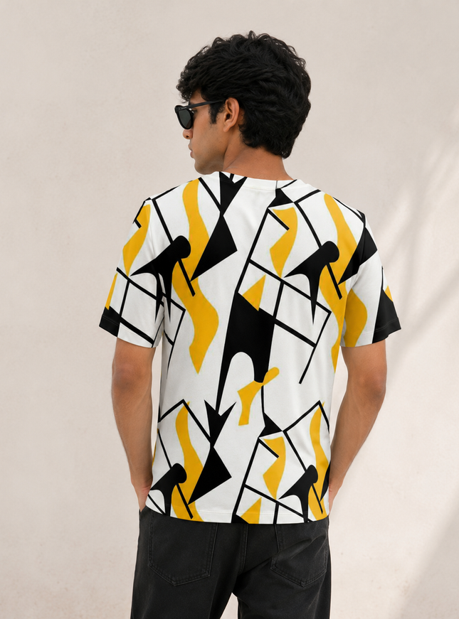 Abstract Art Printed T-Shirt #162