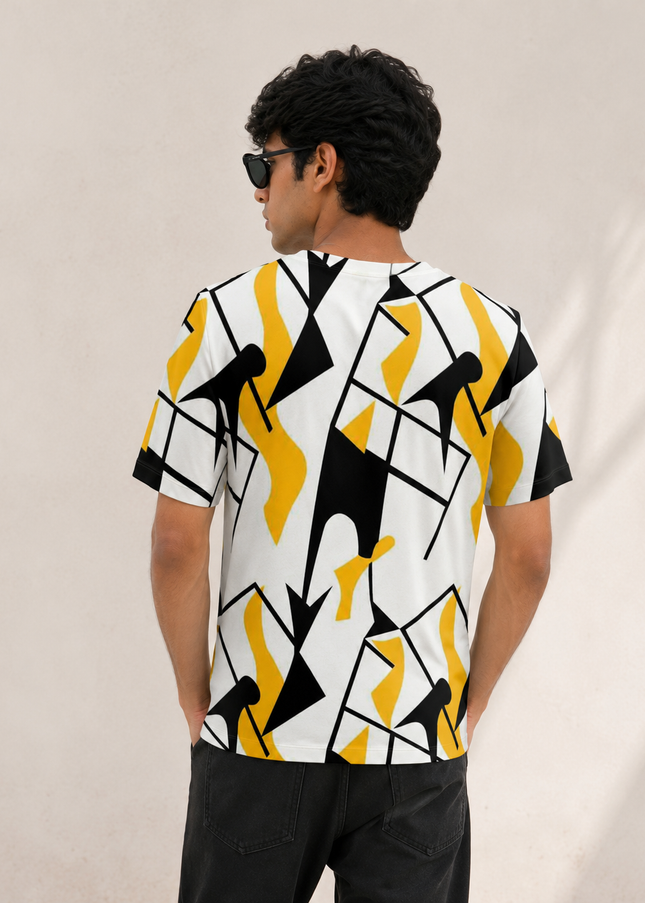 Abstract Art Printed T-Shirt #162