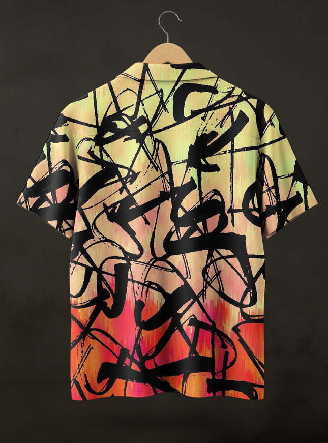 Abstract Art Printed Shirt