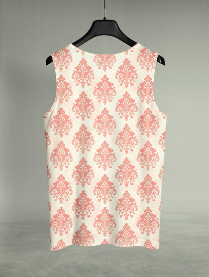 Classic Pattern Printed Sando #123