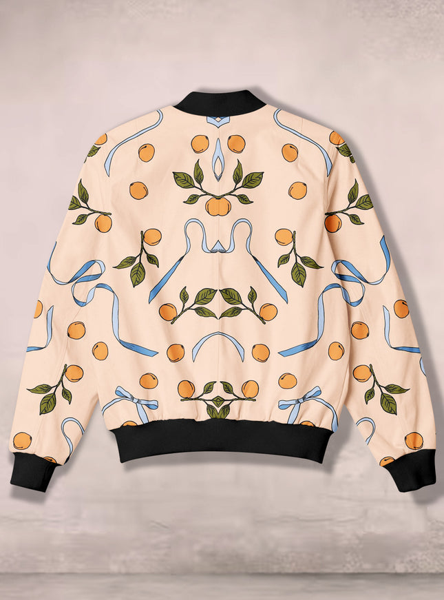 Cherish Pattern Bomber Jacket #BJ102