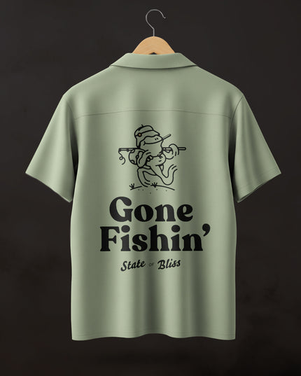Gone Fishing Printed Shirt