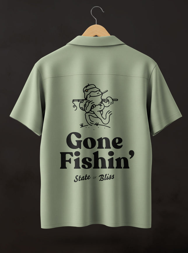 Gone Fishing Printed Shirt