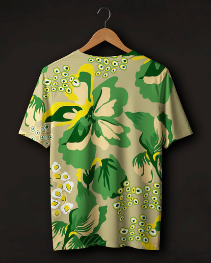 Big Floral Printed T-Shirt #PT1064