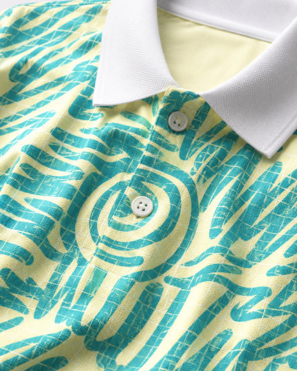 Line Doodle Polo T-Shirt  #PP126
