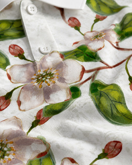 Green Leaf Printed Polo #PP120