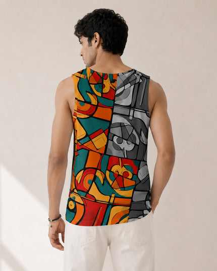 Colourful Abstract Sando #122