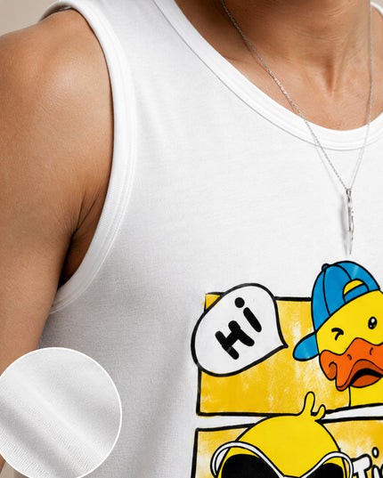 Tidy Duck Printed Sando #144
