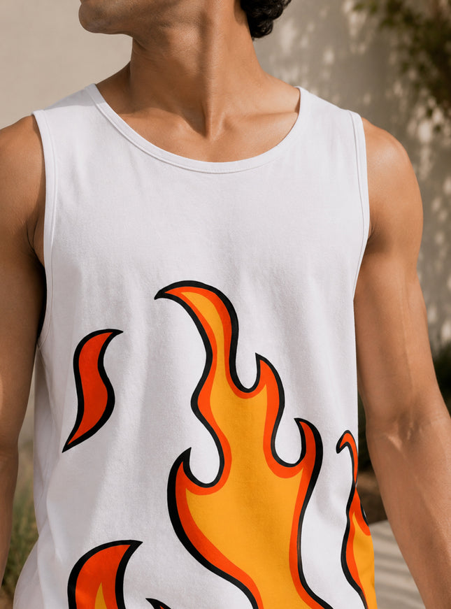 Fire Arm Printed Sando #156