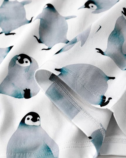 Cute Penguin Printed Tees #PT105