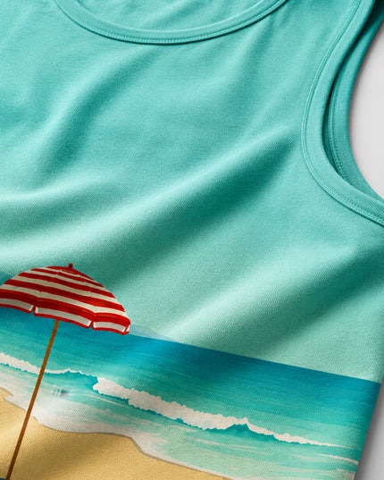 Empty Beach Printed Sando #118