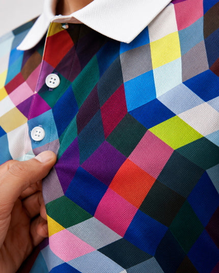 Mosaic Printed Polo #PP115