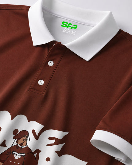 Goosebumps Printed Polo Tee  #PP146