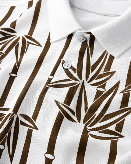 Bamboo Printed Polo #PP118