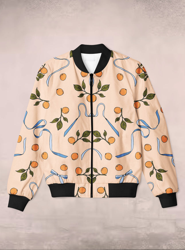 Cherish Pattern Bomber Jacket #BJ102